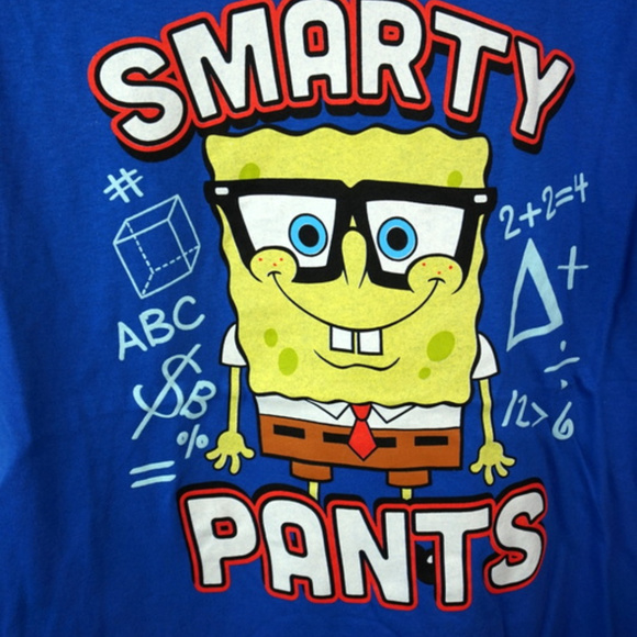 Gildan Shirts Spongebob Squarepants Smarty Pants Tshirt Medium